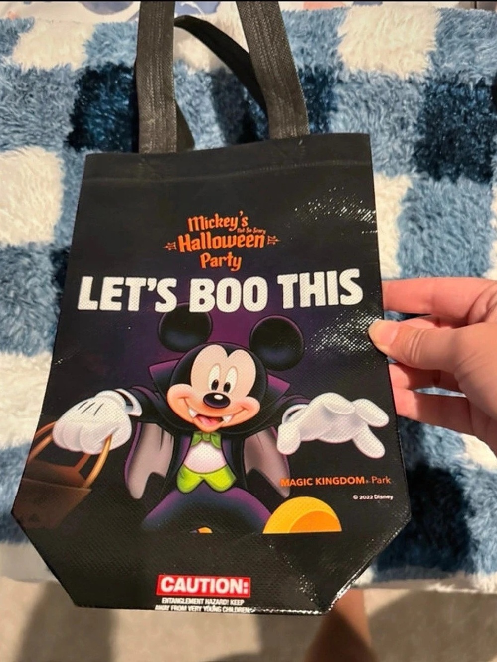 Disney Mickey's Not-So-Scary Halloween Party 2022 50th Anniversary Reusable Tote